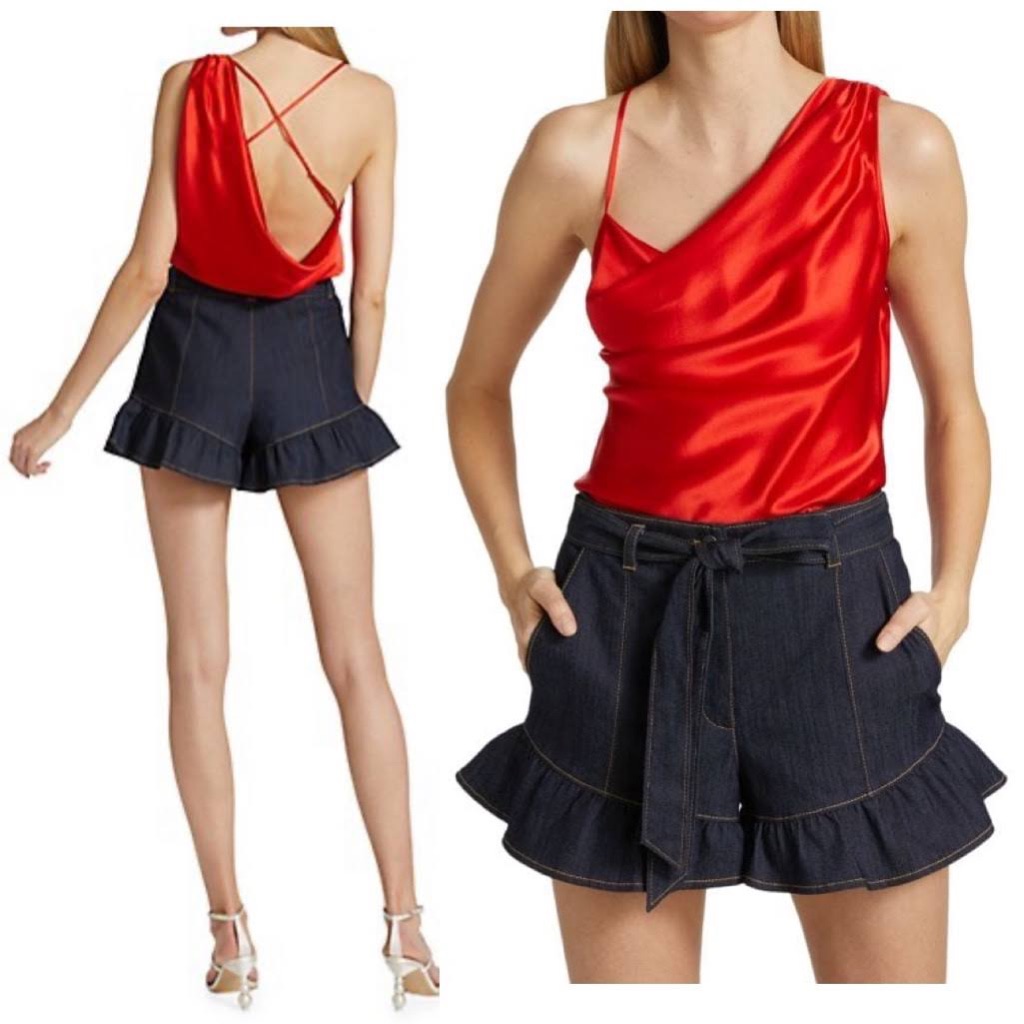 Cinq A Sept 100% Silk Jadyn Top